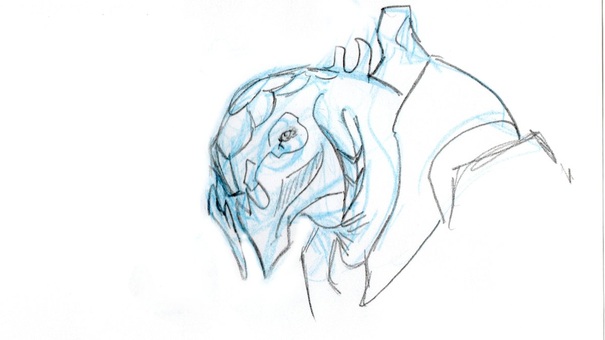 The Kaidon pauses, with a tentative glance at the other Sangheili to request space for personal matters. "There are some who do not value the peace between our peoples. Will you keep our peace?" (from Halo: Judgment, page 117) #Halo #HaloInfinite #HaloJudgment