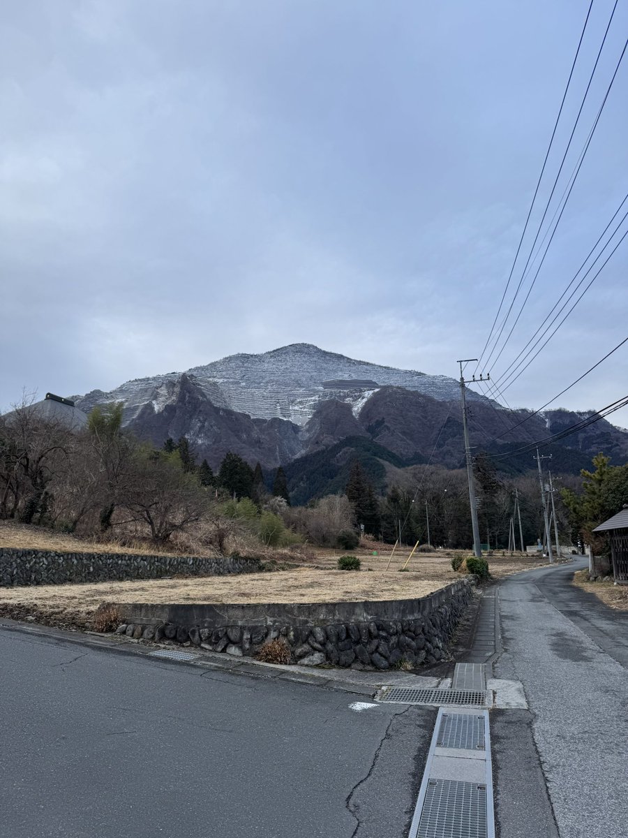本日の武甲山