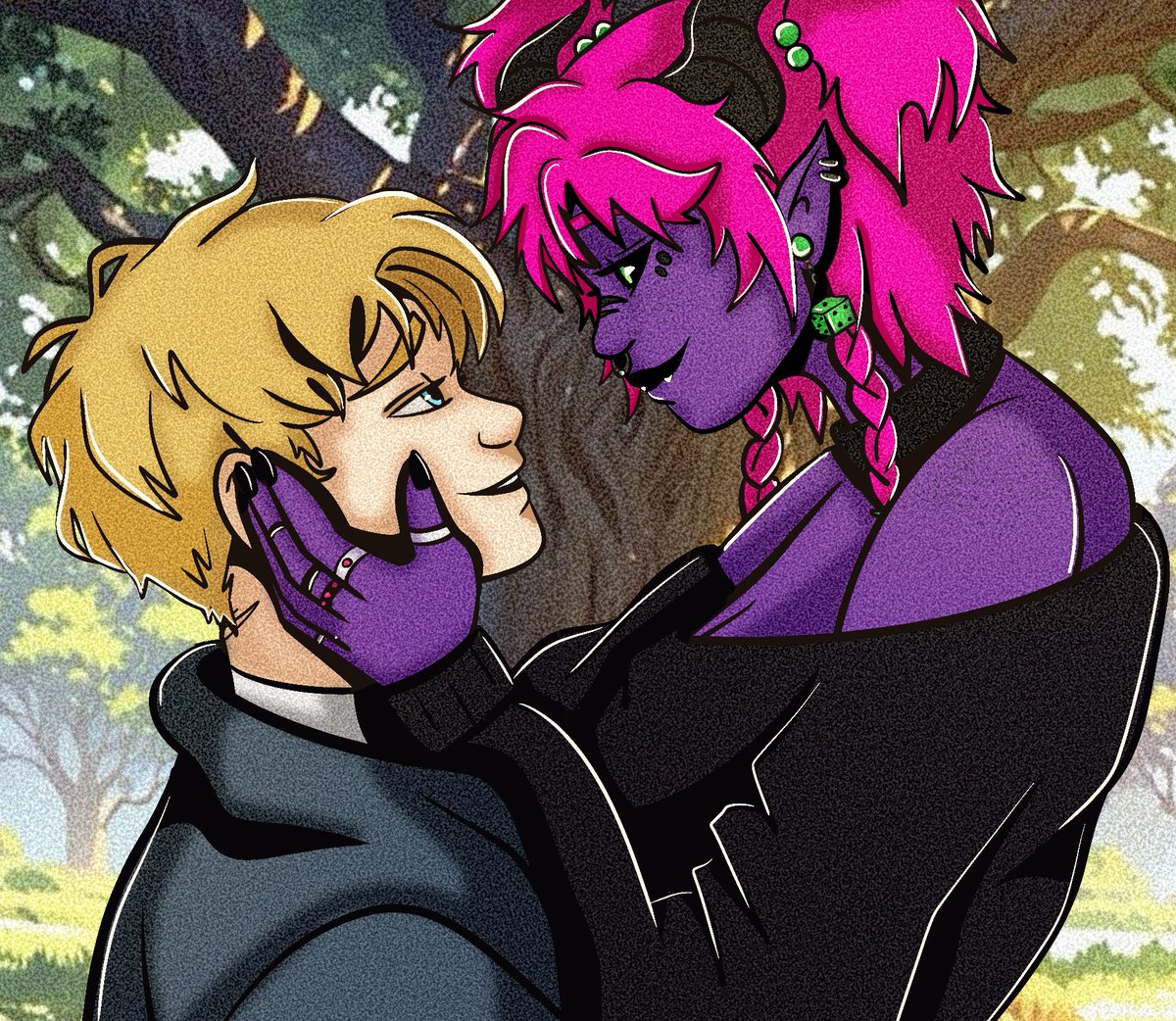 PunkSkunk13's tweet photo. ✨EMERGENCY COMMISSIONS OPEN✨

Doing full render with background icons and half body portraits for original characters, also accepting fanart work. Need to get some big bills paid off! 

Example works below

Please contact if interested! 

#commissionsopen #artshare https://t.co/po1eGYaQxx