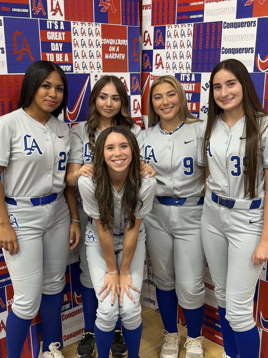 CoachCambero's tweet photo. Check out Los Altos Softball girls in their new Nike Custom uniforms! Good luck this season! π₯π₯π₯ #GoLosAltos #GameOnePartner @GameOne_USA @LAConqAthletics https://t.co/CmhJ6GHPW8