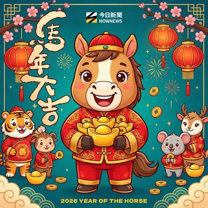 🧧一元復始，萬象更新 🧨
🧧萬事如意，馬年行大運🧧