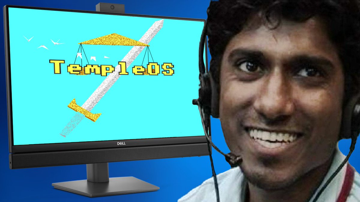 It's time, the TEMPLEOS VIDEO!

If you want scammers to be unable to scam you, TempleOS is the best way to protect yourself! 😆

Will Scammers Notice It's Temple OS?
youtube.com/watch?v=8Gwsr6…