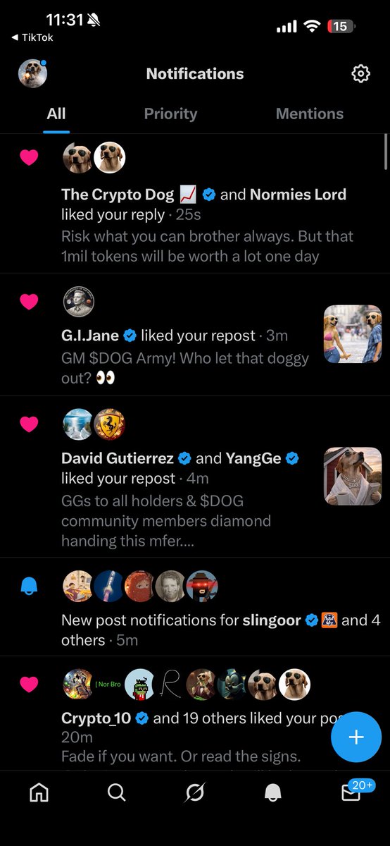 🤷‍♂️🐶 going to keep accumulating <a href="/TheCryptoDog/">The Crypto Dog 📈</a>