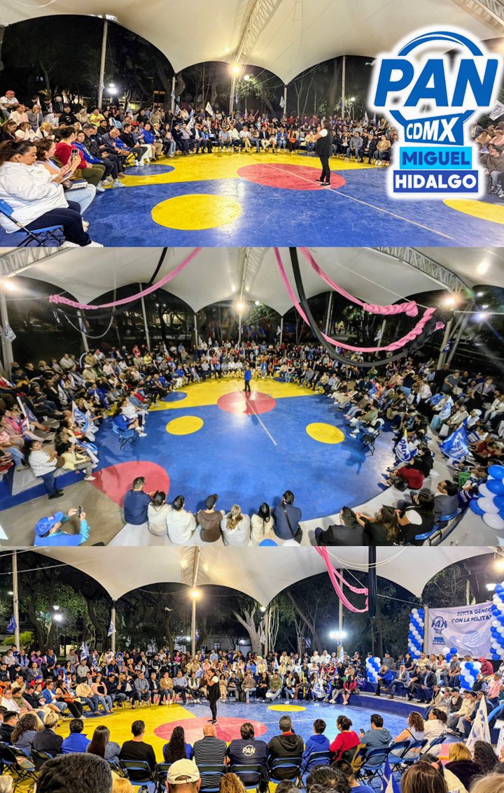 ¡¡El PAN más vivo que nunca en la Miguel Hidalgo!! 💙

Y esto es sólo el comienzo 👍

#PANCDMX
#comitémh
#acciónazulavanza