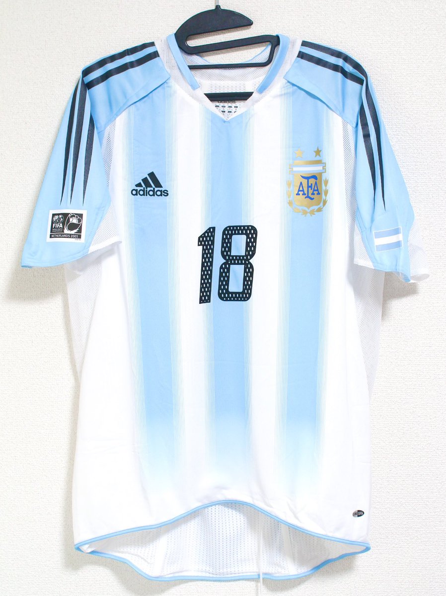 アルゼンチン代表 2005オーセンティック、ワールドユース仕様。メッシ
