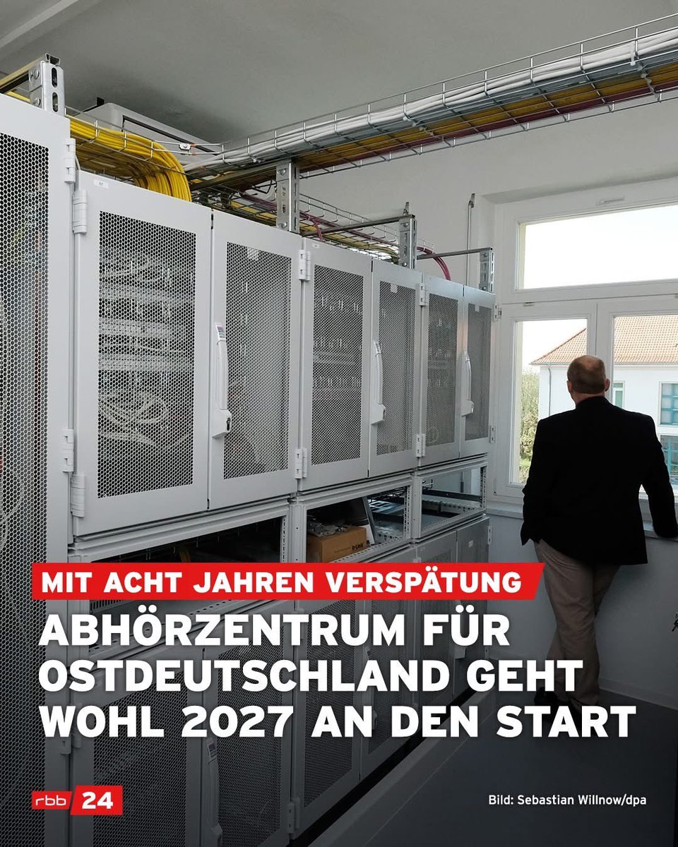 manaf12hassan's tweet photo. Ein zentrales Abhörzentrum (für ganz Ostdeutschland) geht an den Start.

Als würde der ÖRR über einen Sportler berichten, der bei Olympia an den Start geht.

Journalismus ist echt unglaublich geworden. Er ist alles, nur nicht kritisch. Das ist kein Journalismus, sondern Beihilfe. https://t.co/KKwiAic1VA