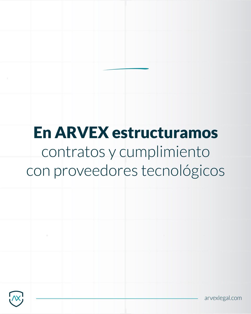 Contratar software no transfiere la responsabilidad legal. 💻

Si un proveedor falla con datos personales, la autoridad irá primero contigo.

En ARVEX blindamos la relación legal con tus proveedores tecnológicos.

#TuAbogadoDigital #ARVEX #AX