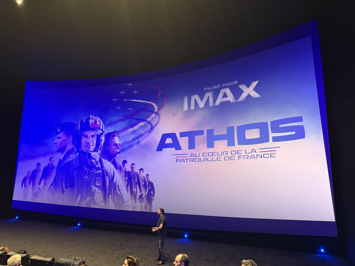 HayetteHamidi's tweet photo. Époustouflante @PAFofficiel 🇫🇷 lors de cette avant-première du film documentaire #ATHOS Merci au @CESA_Reflexions  pour l’organisation de cette superbe soirée !
#IMAX
@Armee_de_lair https://t.co/WVuU3MdXQN