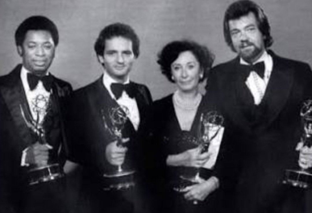 <a href="/MavrocksGirl/">Gigi & James Garner</a> Winning the Emmy for the Rockford Files