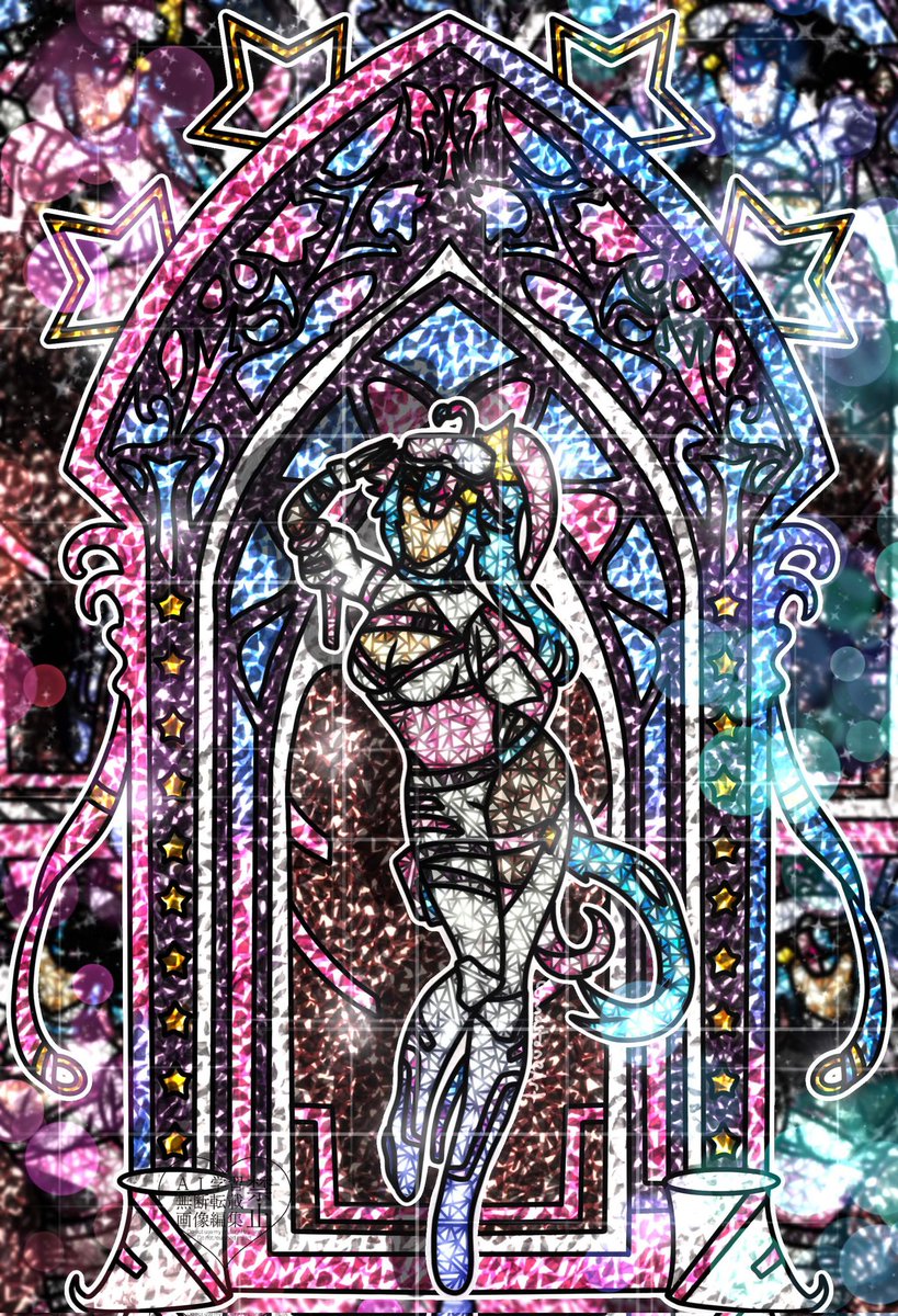 sandstoneartz's tweet photo. Stained glass window of @stippystip!
#StippyArt https://t.co/cG9X2jyXKR