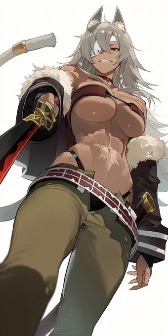 Ghislaine Dedoldia / ギレーヌ・デドルディア 
筋肉盛っても、へそでアウト扱いかな
#Mushoku_Tensei #無職転生 