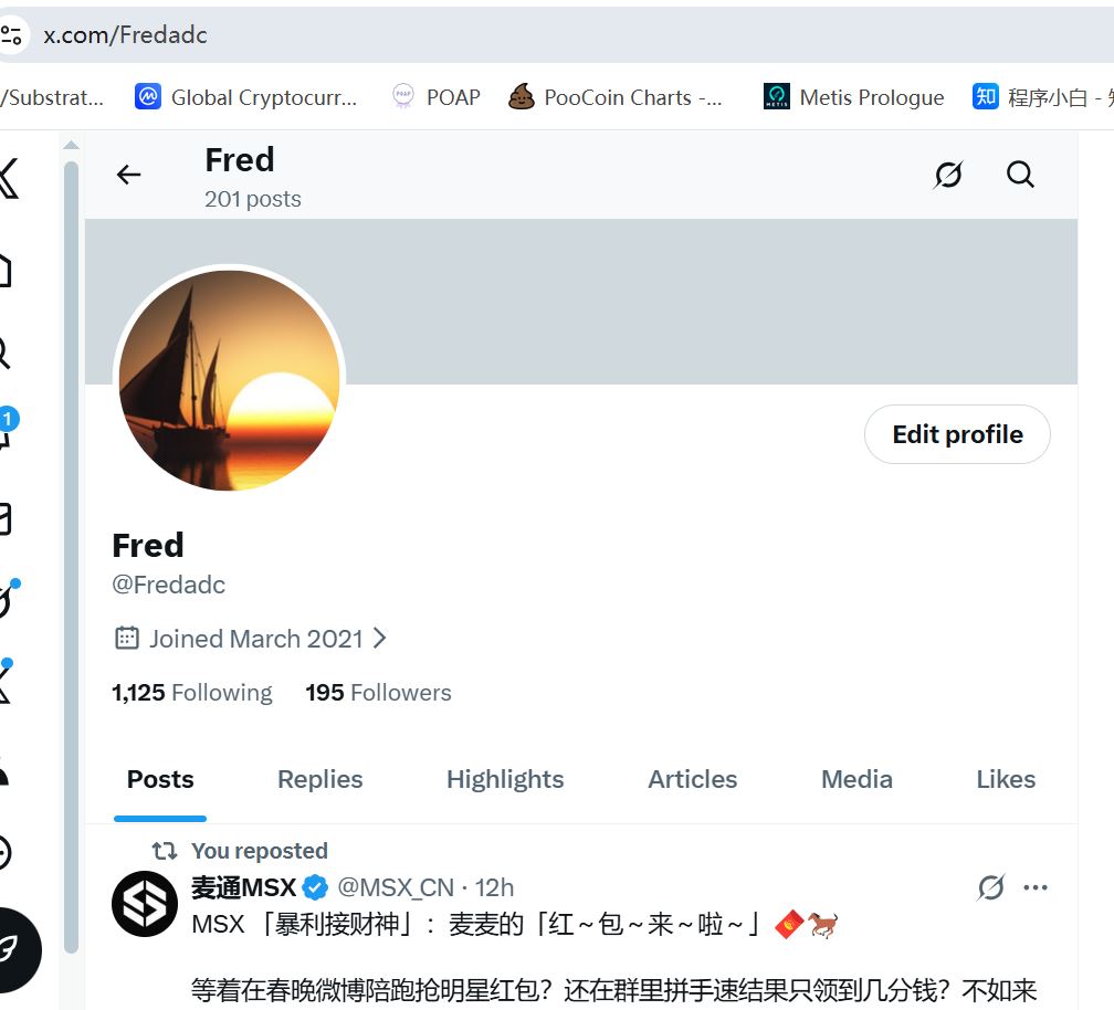 Fredadc's tweet photo. @0xzhaozhao @MSX_CN zhaozhao新年快乐，马年大吉！ https://t.co/QSjH2u7RcK