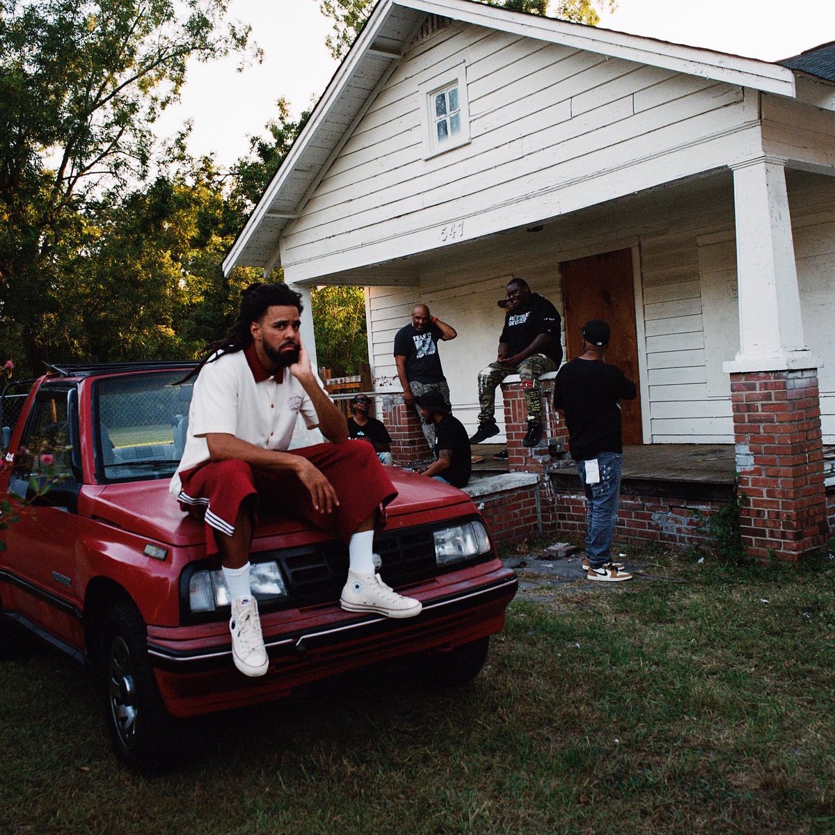 More pics from J. Cole’s The Fall-Off photoshoot in Fayetteville. 🔥