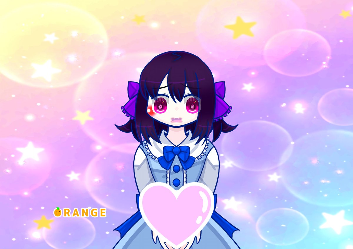 クリアファイルに使った絵！！！
#絵柄が好みって人にフォローされたい
#冬の創作クラスタフォロー祭り 
#シロツメクサの恋心2