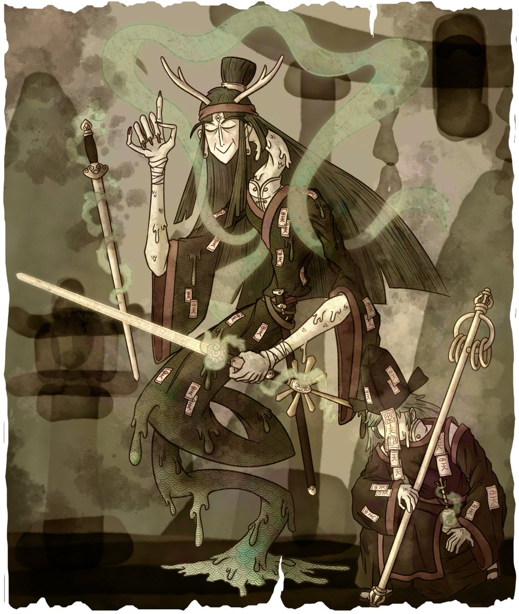 The Inmortal cultivators of the Amak islands are seen as demigods by the clans who follows the Dracogenesis religion, humans who have ascend into the Path of the Snake and the Path of the Soul Transfer, both ways to archive inmortality.

In the week extended lore post