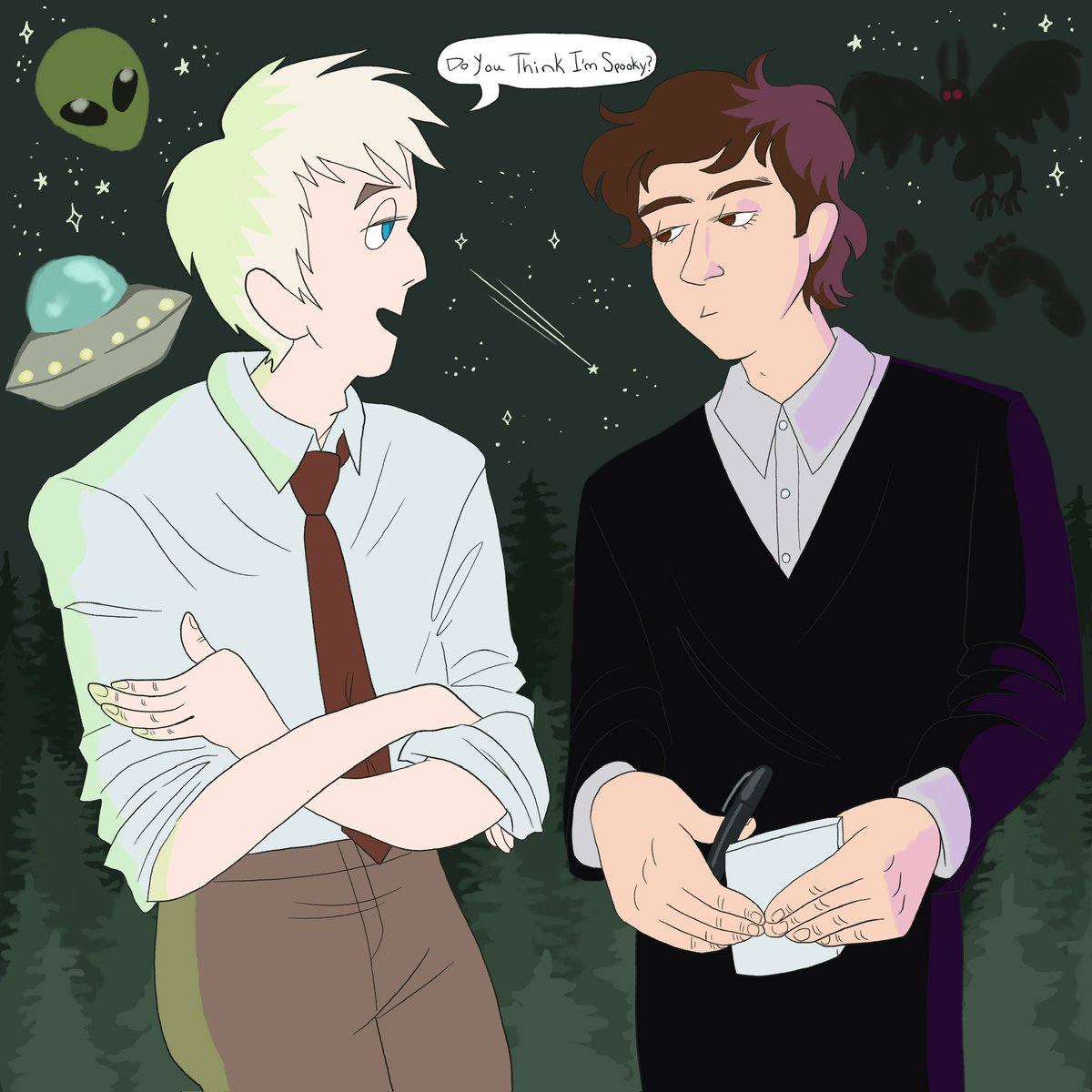 mulder and scullayy #phanart
