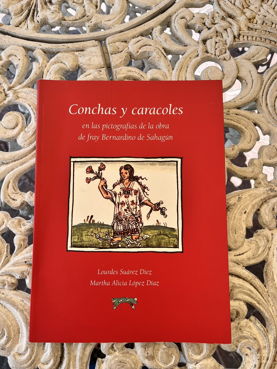 Ya va el libro 12 de 2026.

En él la autora recopila imágenes de conchas y caracoles de distintos códices.

#mexicas