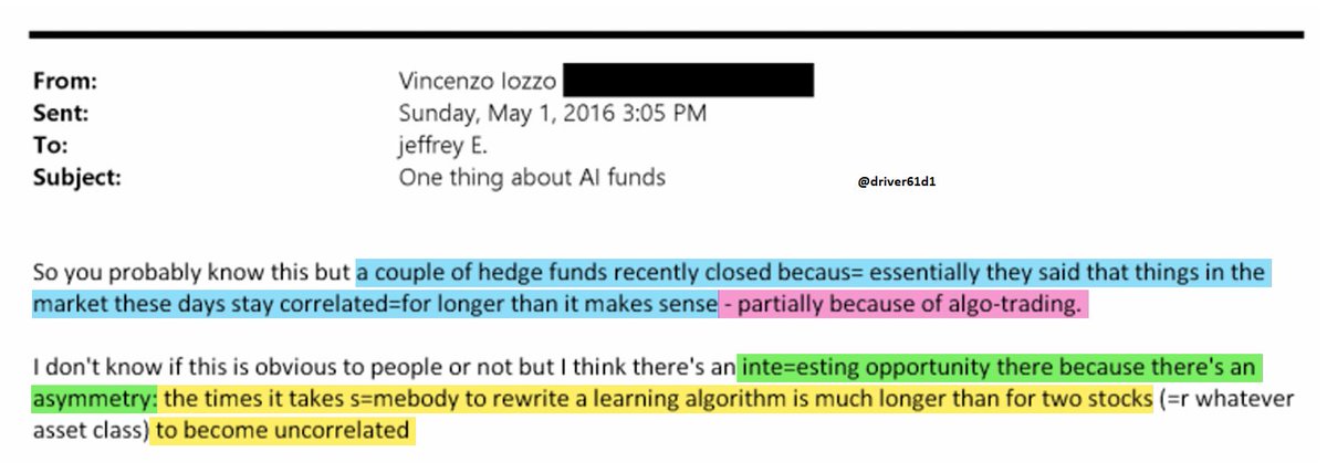 Epstein gets told that Wall Street trading algorithms take far longer to rewrite than for two stocks to become uncorrelated.

AKA:
SHORT ALGO NEVER CHANGED
BASKET SWAPS ARE REAL
SHORTS NEVER CLOSED! #GME #BBBY #MOASS

<a href="/TheRoaringKitty/">Roaring Kitty</a> knew it: "YOU'RE LOCKED IN HERE WITH ME!"
