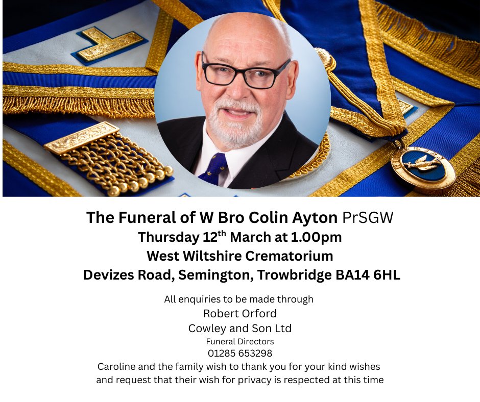 Wiltshire Freemasons tweet media