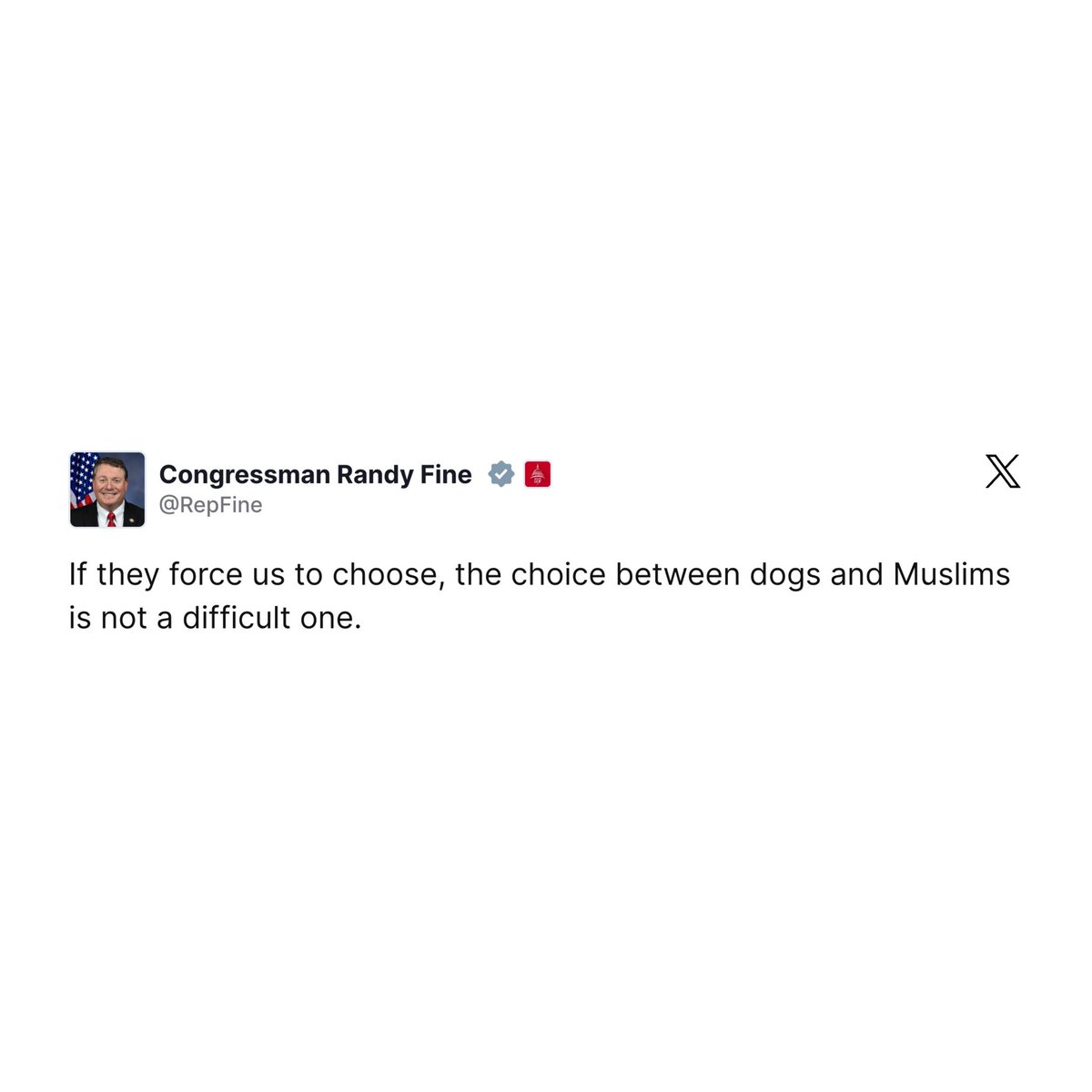 Once again, Republicans in Congress are spewing horrible, dehumanizing anti-Muslim comments without condemnation from their peers.
 
We need to call out this poisonous pattern of hatred from Republicans, and they need to answer for it.