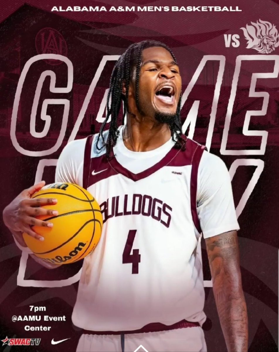 AAMUHC2026info's tweet photo. AAMU
Bulldogs πΆπΎπ¦΄π
vs
UAPB
Golden Lions π¦
7pm Tipoff @ Event Center
TONIGHT 2.16.26
Normal, AL
π₯ SWAC Tv
#AAMU26 #AAMU29 #AAMU27 #AAMU28 #BEADAWG26 #BEATUAPB
#THEHILL #AAMU
#HBCU #HBCUs #AAMUMBB #ILOVEMYHBCU #BDN #SWAC #BHM https://t.co/XkuY1B5Bu9