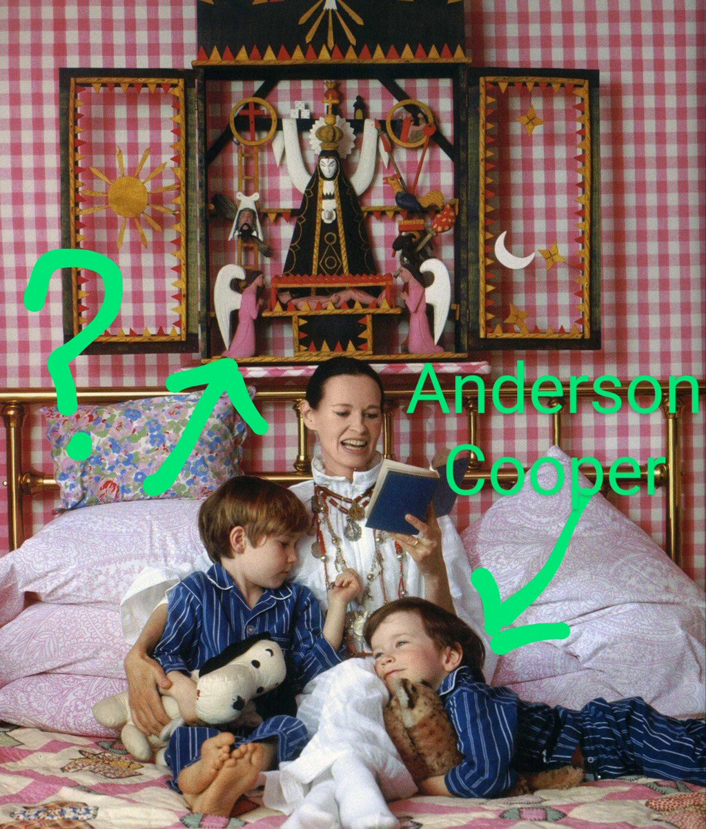 NeonJoe45's tweet photo. Since Anderson Cooper is trending... here's a pic of him with his broth we r and mother...
#AndersonCooper #EvilIsReal https://t.co/FQZXkbLYxu