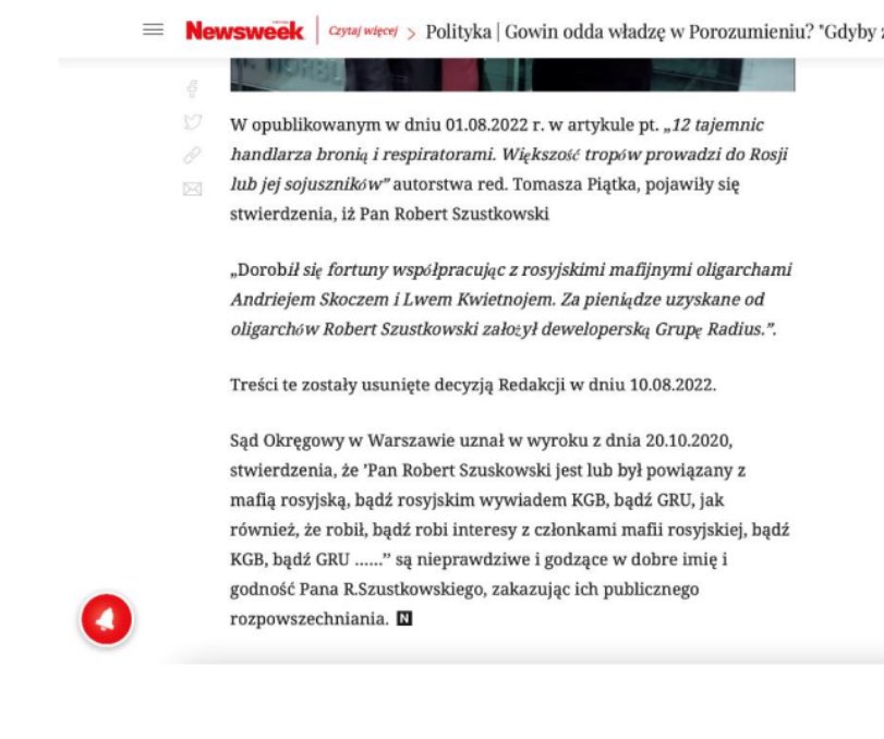 SzustkowskiPres's tweet photo. @JacekWesoowski7 Zwracamy uwagę, że rozpowszechnianie nieprawdziwych informacji oraz insynuacji będzie ścigane prawnie. Dotychczas media zamieszczały już przeprosiny i sprostowania. A rzetelne informacje, m. in. na interesujący Pana temat,  można znaleźć tu: https://t.co/BSdGBmxfTS https://t.co/BW6zII29Ja