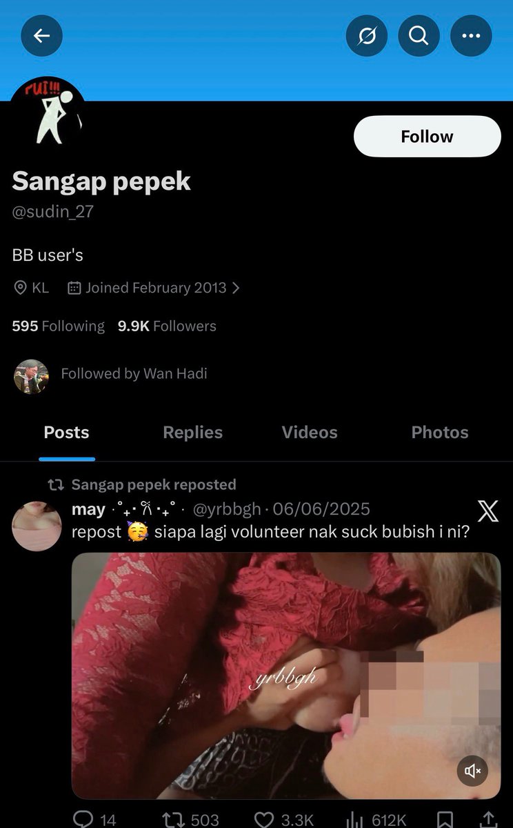 lukmanfrodolski's tweet photo. Selamat pagi @fahmi_fadzil 
Tengok budak kau ni follow apa

Tegas, Savage, Radikal #TSR https://t.co/xYn0mdUxWG