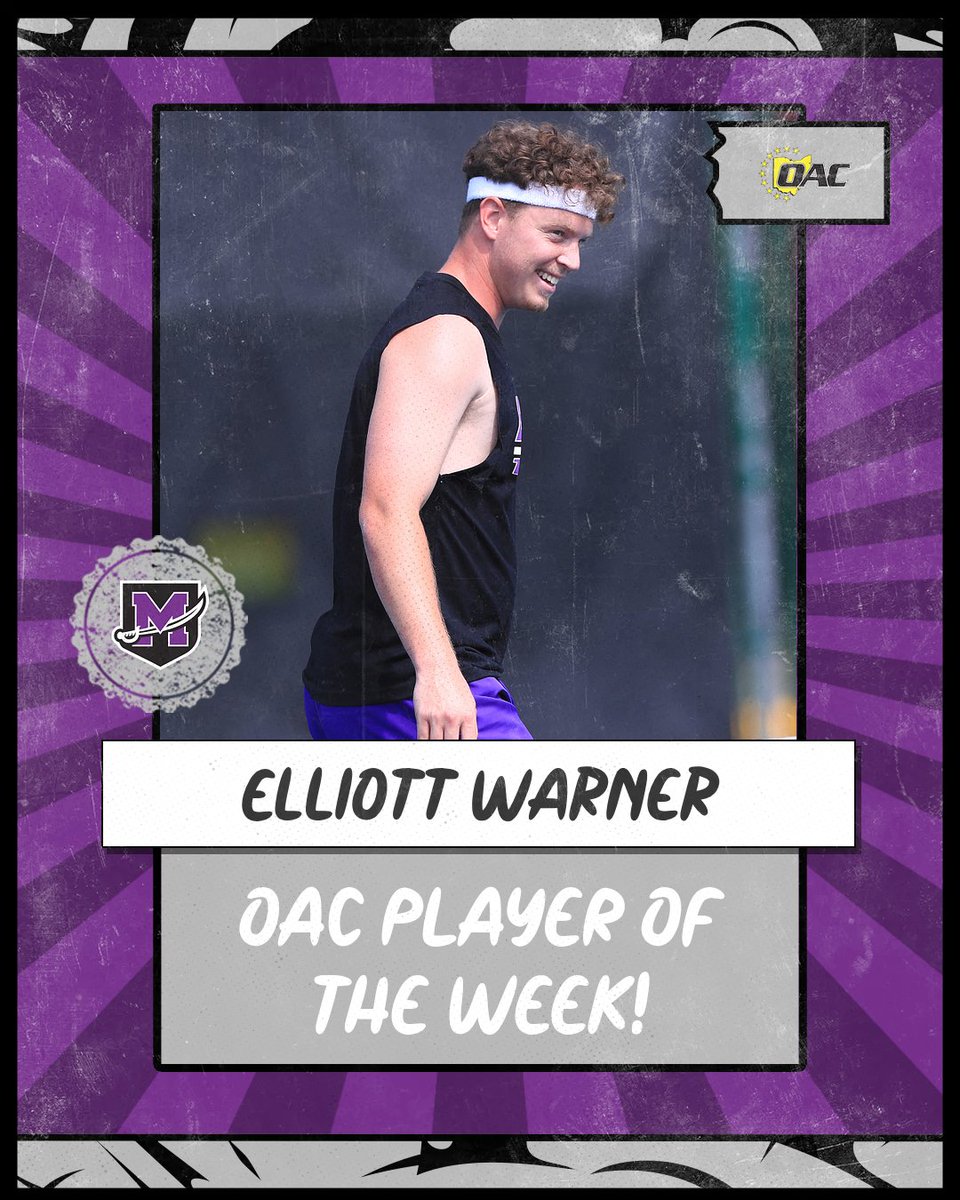 purpleraiders's tweet photo. Warner Named OAC Men’s Tennis Player of the Week

📰: https://t.co/W0ktegzvHp https://t.co/Dsrj8HAVgW