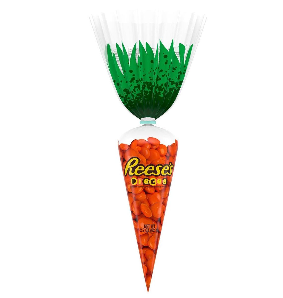 Wario64's tweet photo. REESE'S PIECES Peanut Butter in a Crunchy Shell Treats, Easter Candy, 2.2 oz Carrot Bag is $1 on Amazon https://t.co/c3g462r8oJ #ad https://t.co/aufFIJdke4