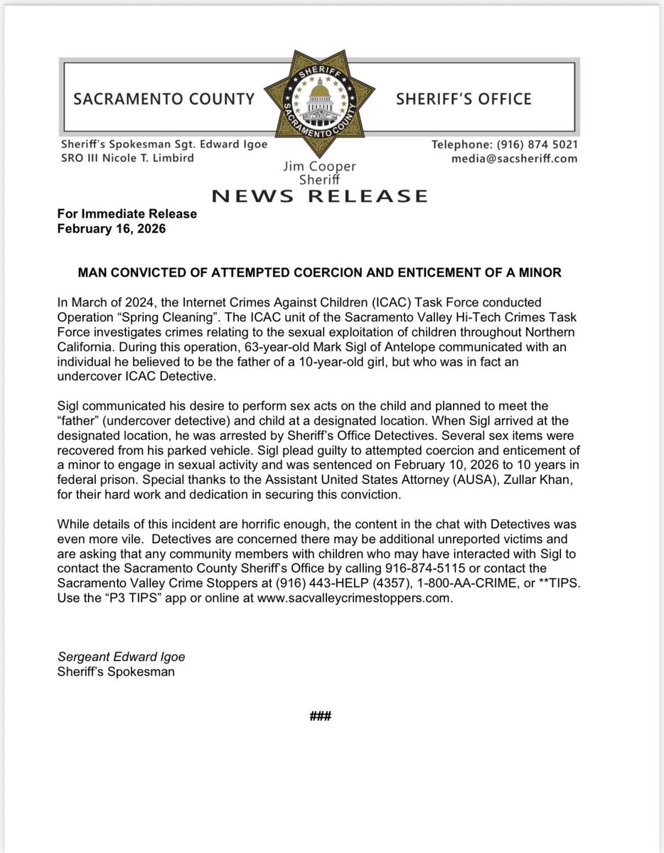 Sacramento Sheriff tweet media