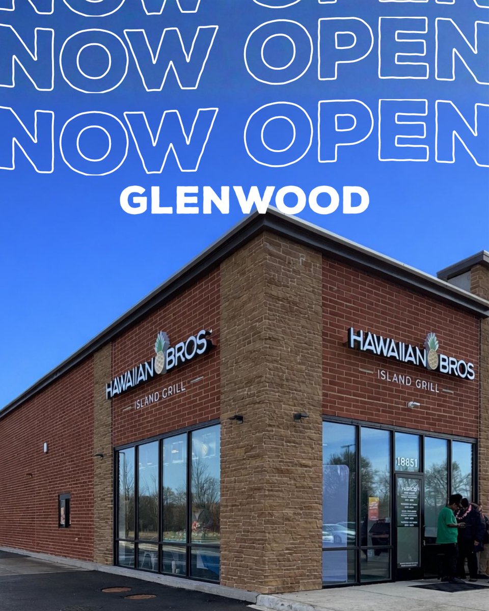 hawaiianbros's tweet photo. Aloha, Glenwood! 🤙We’re officially open at 18851 S Halsted St,‍ Glenwood, IL 60425 and we can’t wait to meet you! If you’re in the area, stop by today! 🎉 #hawaiianbros #hbros #grandopening #glenwood #illinois https://t.co/DXMinuQB5a