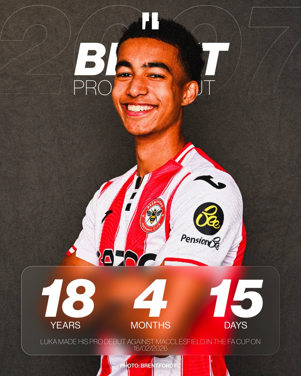 Congrats to local Luka Bentt on making his pro debut for <a href="/BrentfordFC/">Brentford FC</a> today in their FA Cup win over Macclesfield 👏⭐️ #RepDMV