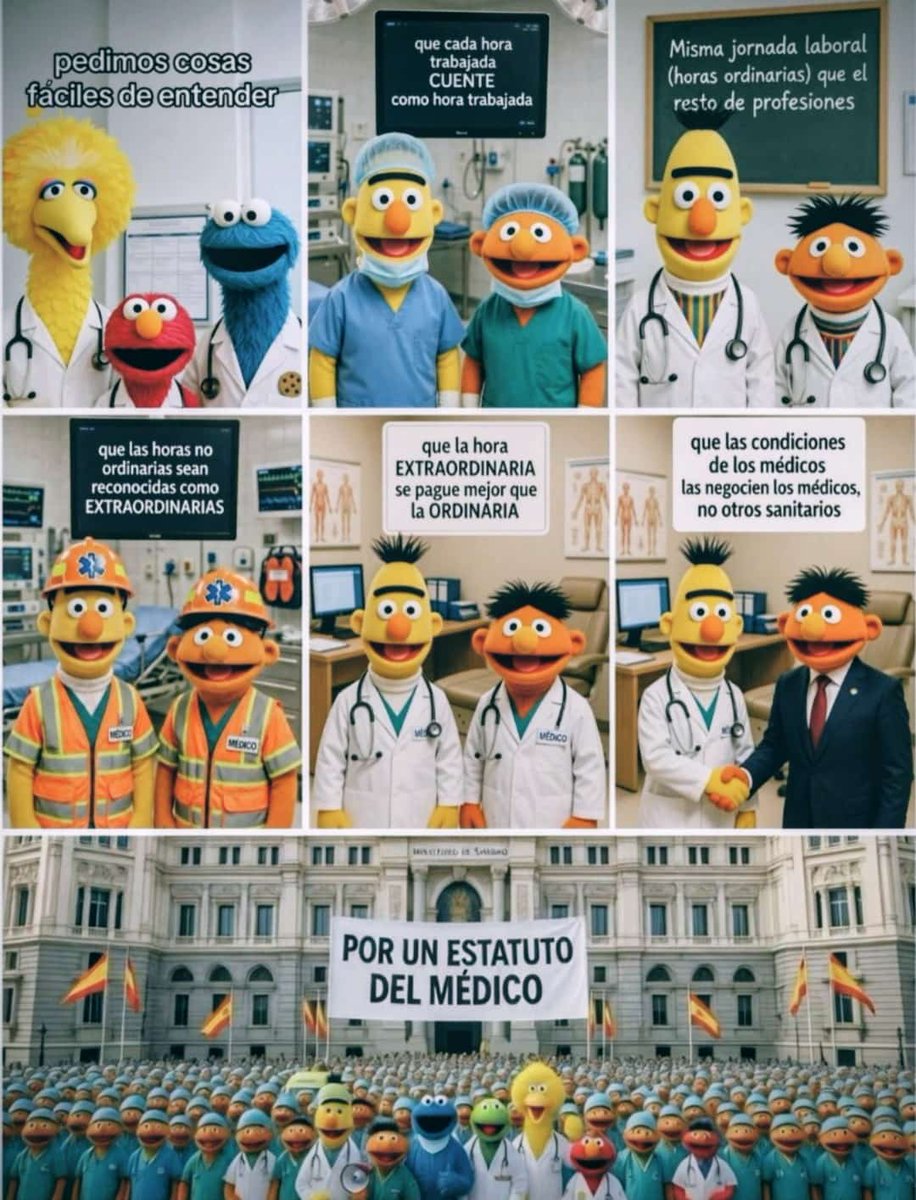 A ver <a href="/Monica_Garcia_G/">Mónica García</a> si así lo consigues entender. Eras medico, así que seguro que puedes hacer un esfuercillo.  Ánimo. Venga, rememora tu etapa sindicalista. La poltrona no puede haberte descerebrado tanto. Tu puedes ! <a href="/Estatuto_Medico/">ESTATUTO MEDICO YA</a>