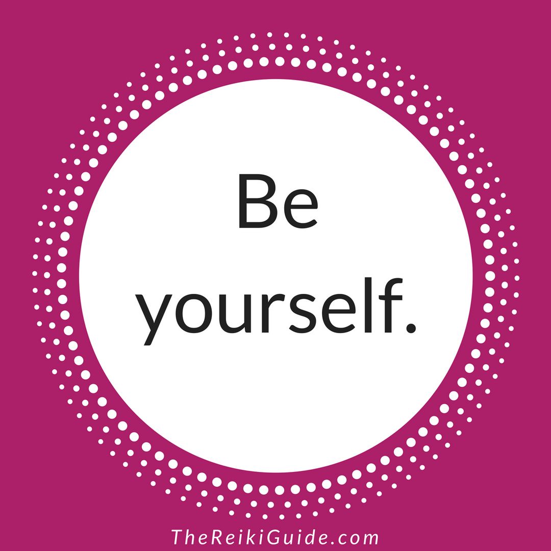 TheReikiGuide's tweet image. Be yourself. Once you do this, there’s nothing else you need to change. You are perfect – just the way you are!