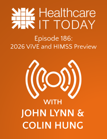 ehrandhit's tweet photo. 2026 ViVE and HIMSS Preview - Healthcare IT Today Podcast Episode 186 @CIOCHIME @theviveevent @HLTHEVENT @HIMSS #HIMSS26 #ViVEvent #hcld
https://t.co/X5Zh0sXq6A https://t.co/U3RFKyRh6z