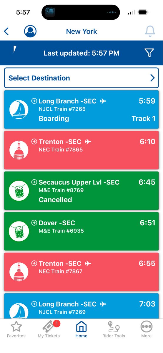 emptyplate's tweet photo. @NJTRANSIT  I came for the 6:03 (as the schedule told me) but apparently it doesn’t exist on the departure board. Has it been cancelled? https://t.co/syd57Z8SR8