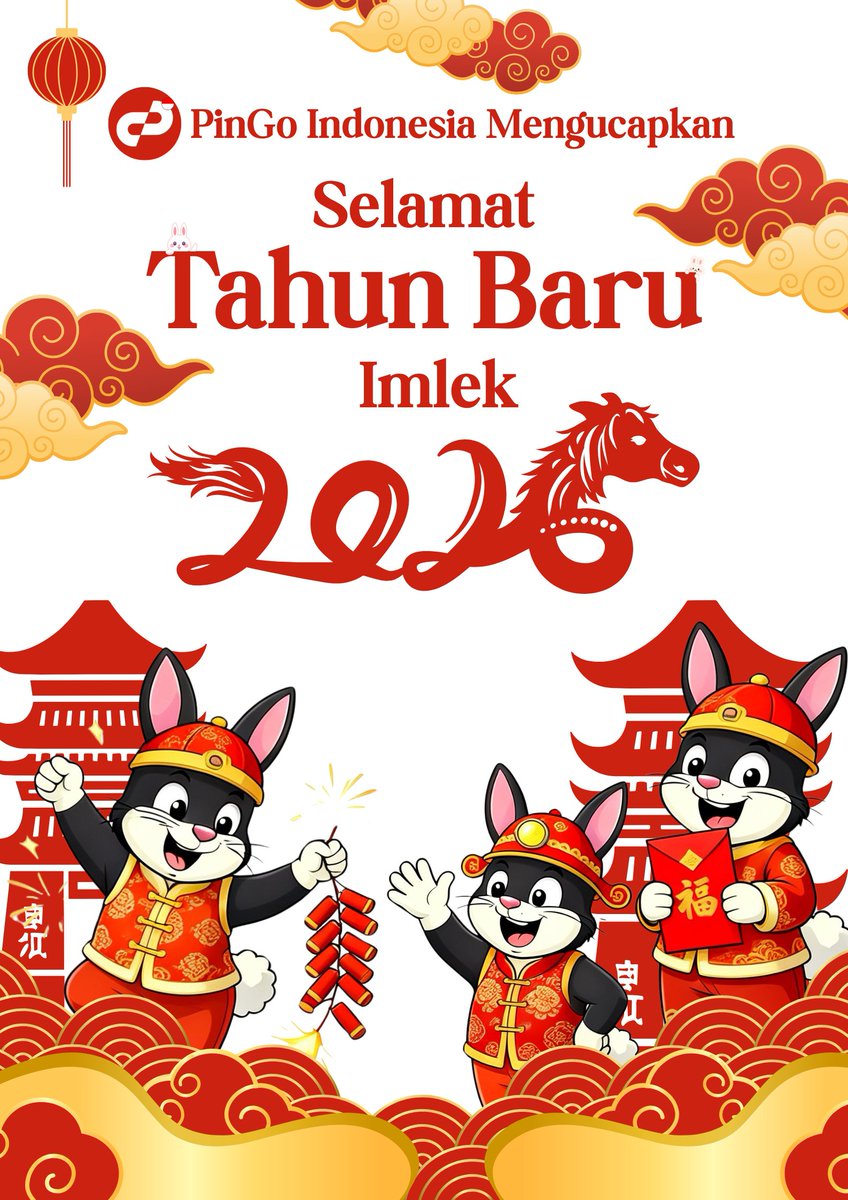 🧧 Selamat Tahun Baru Imlek!

Selamat menyambut tahun baru Imlek guys! Yuk kita doain semoga tahun kud api ini bawa lebih kemakmuran, semangat, dan keberuntungan buat kita semua✨

minGo juga berharap semoga tahun ini kita juga bisa terus berkembang bareng sebagai komunitas dan