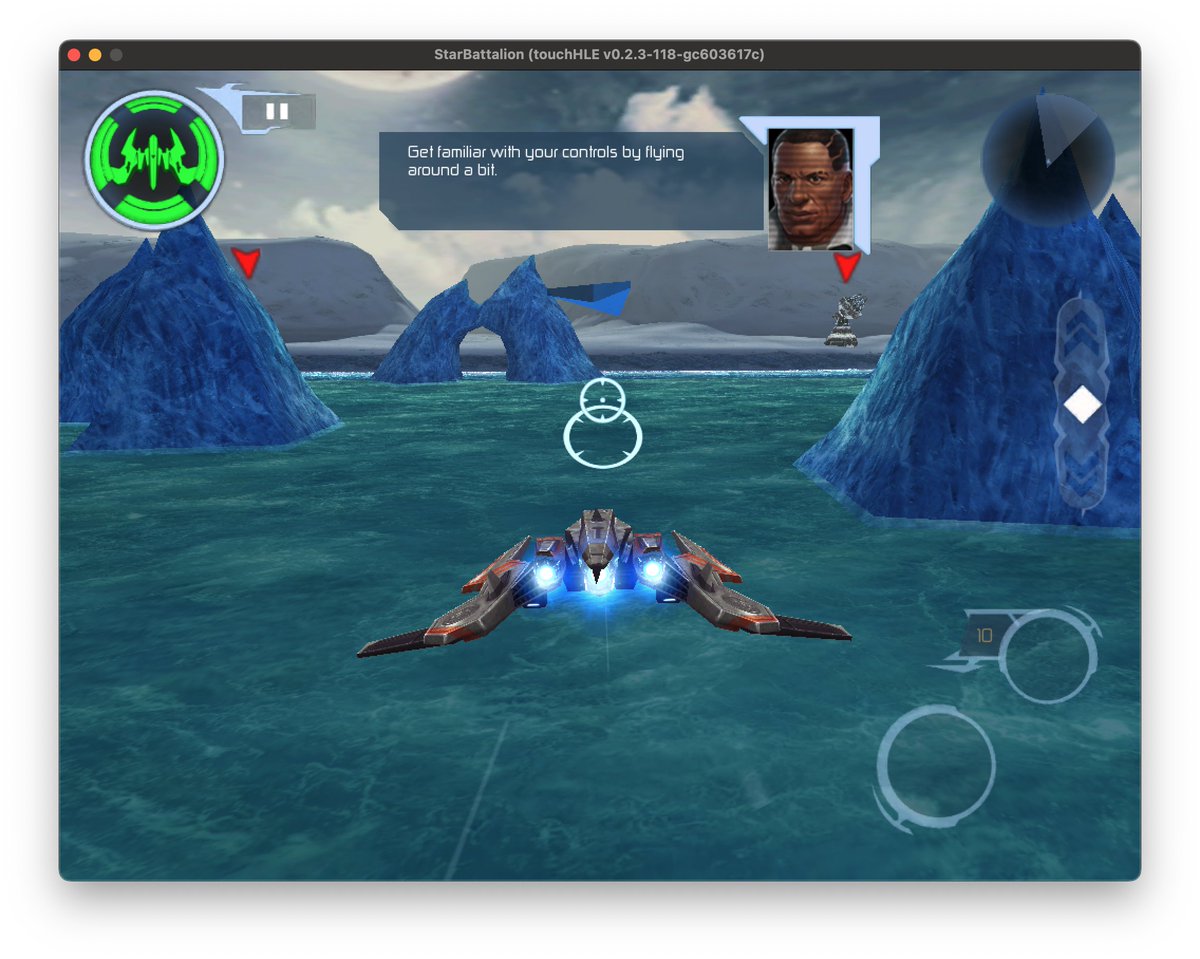 StarBattalion iPad 1.0.0 is now working in the latest preview build of #touchHLE