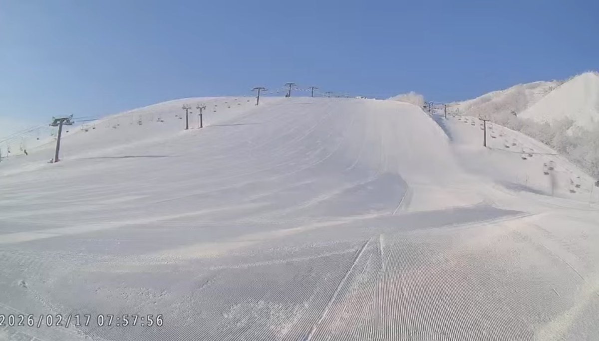 PR SKI SKI🚄 2026/2/17 八方尾根 天気☀️ 気温−10度 積雪295cm 全面