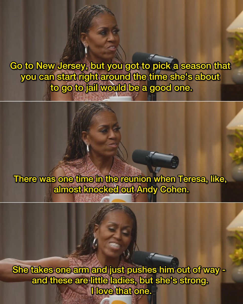 Michelle remembering this one particular moment is frying my brain