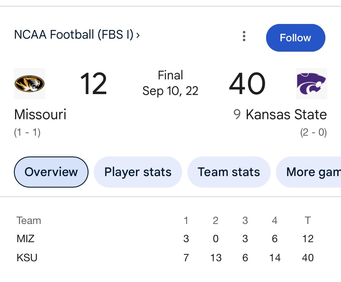 BGBExplained's tweet photo. @mizz0u_l0unge @PeteThamel One lucky field goal doesn’t change getting beat destroyed by a running quarterback who went 9/20 passing the year before. 🤣 https://t.co/OwSDihFv2E