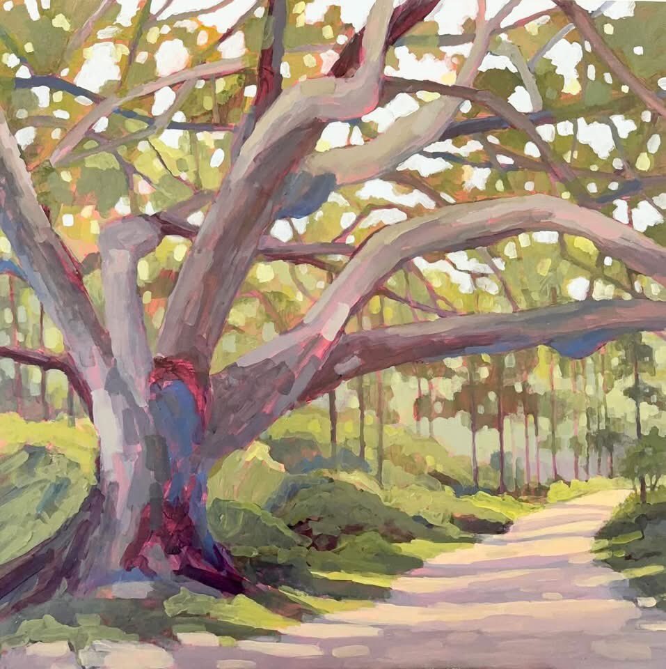 Melanie Morris (USA)
Such Grace (2025)
oil on wood panel 91.4 x 91.4 cm