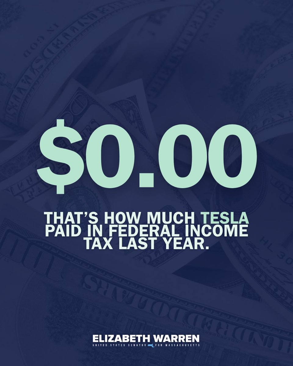 SenWarren's tweet image. Does that seem fair to you?