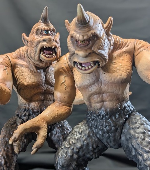 サイクロプス＆サイクロプスⅡ ビリケン製 ソフビフィギュア ガレージ