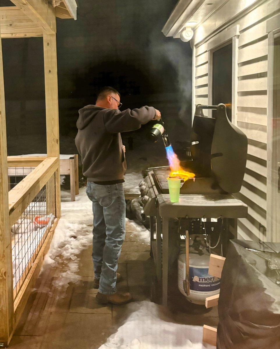 My husband asked for this for Christmas. Santa let him down so he took matters into his own hands. So far, he’s melted ice, burned weeds, and finished steaks with it. 

The other day he was telling me his big plans for it once it’s warm outside and I asked him what it was