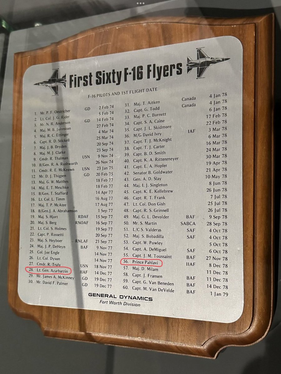 iamhurad's tweet photo. Prince Reza Pahlavi is one of the first 60 people to fly an F-16. https://t.co/ApkJCwk7ea