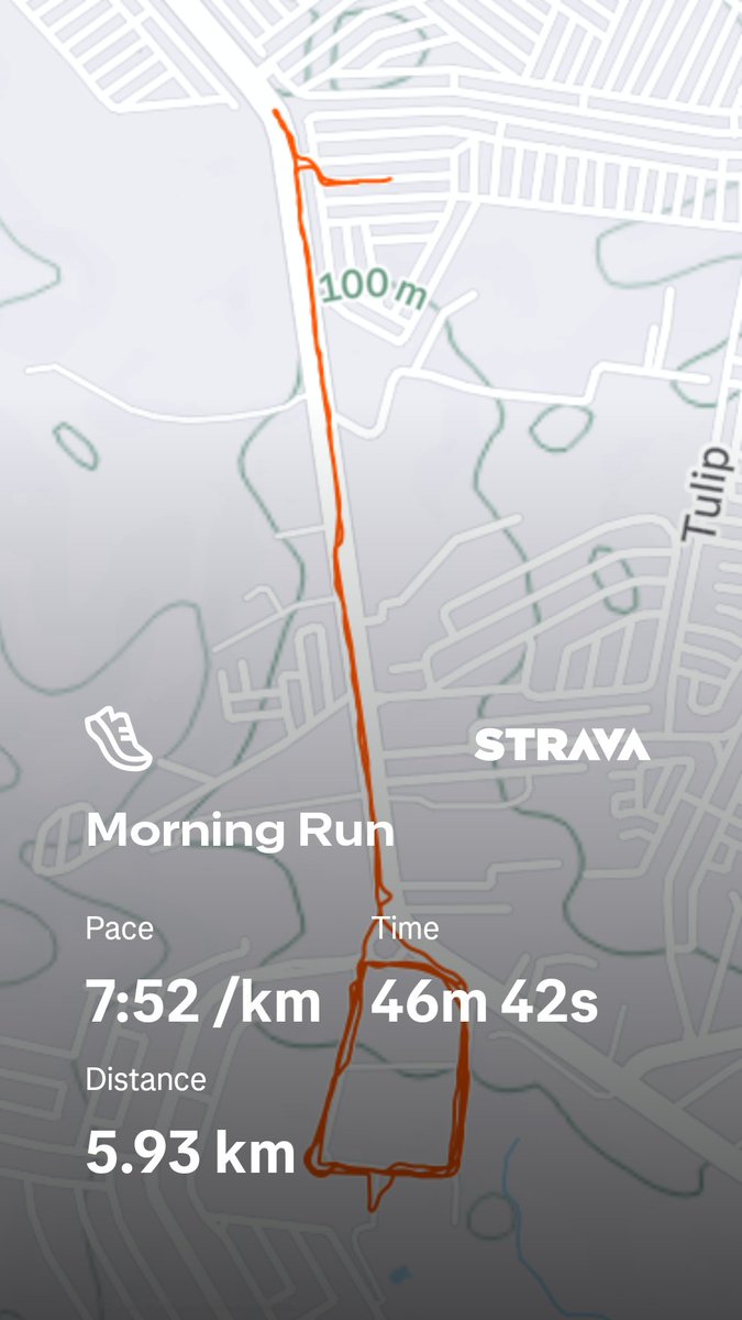 Futureready8's tweet photo. Check out my run on Strava: https://t.co/RfNeVj7YKh https://t.co/uL77U7mMr4