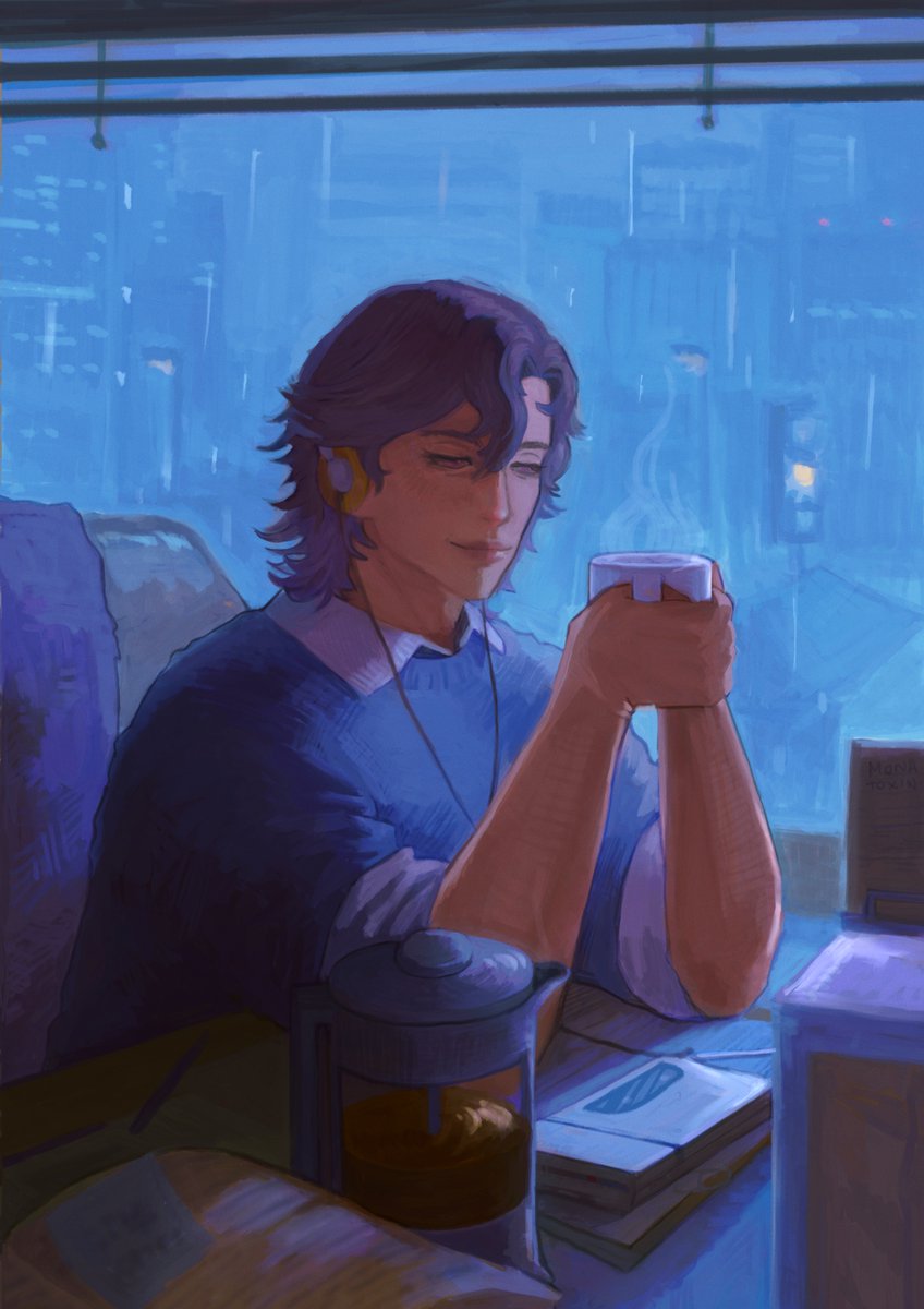 monatoxin's tweet photo. warm coffee, rainy day #lexARTy https://t.co/EgWTm8FGYF