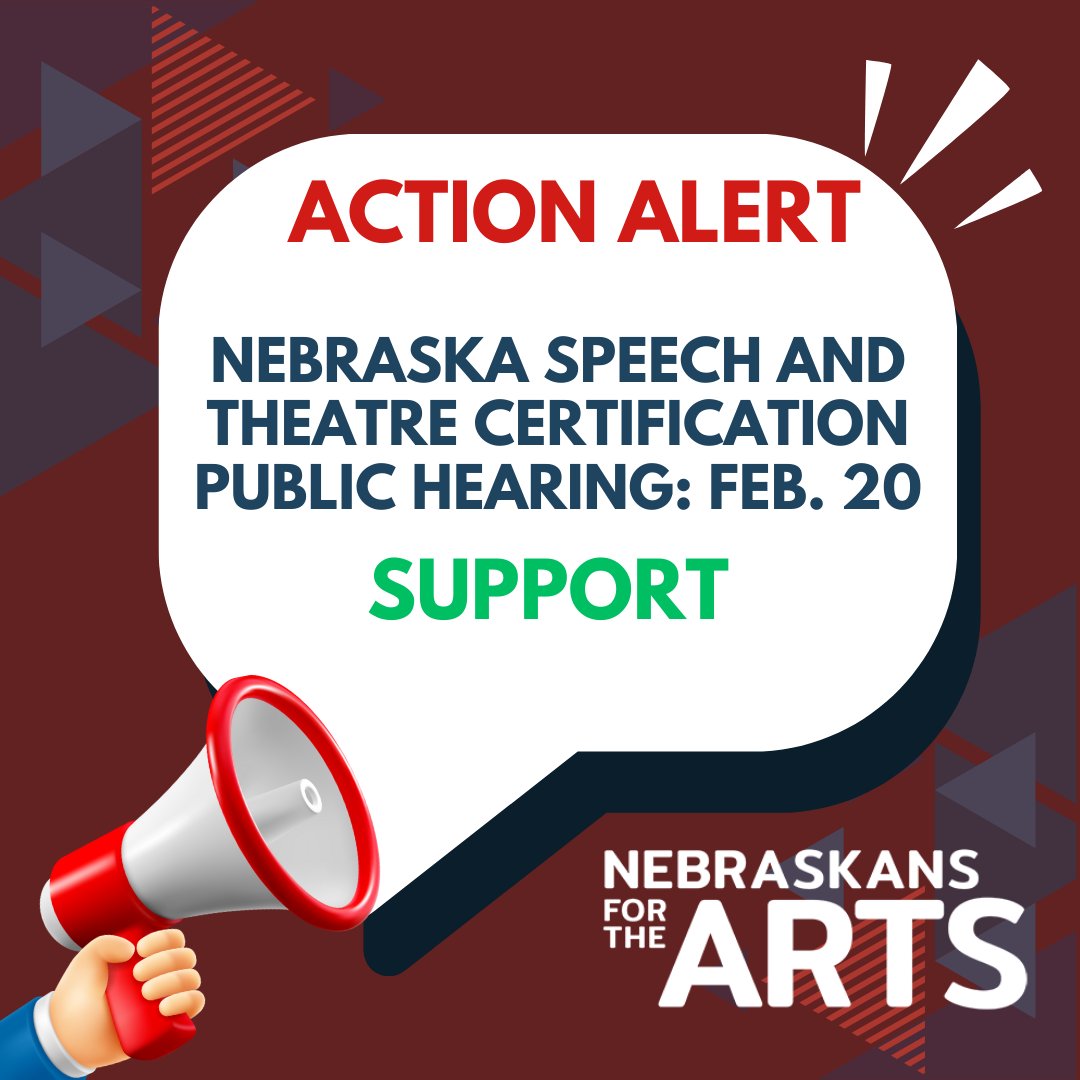 Nebraskans for the Arts tweet media